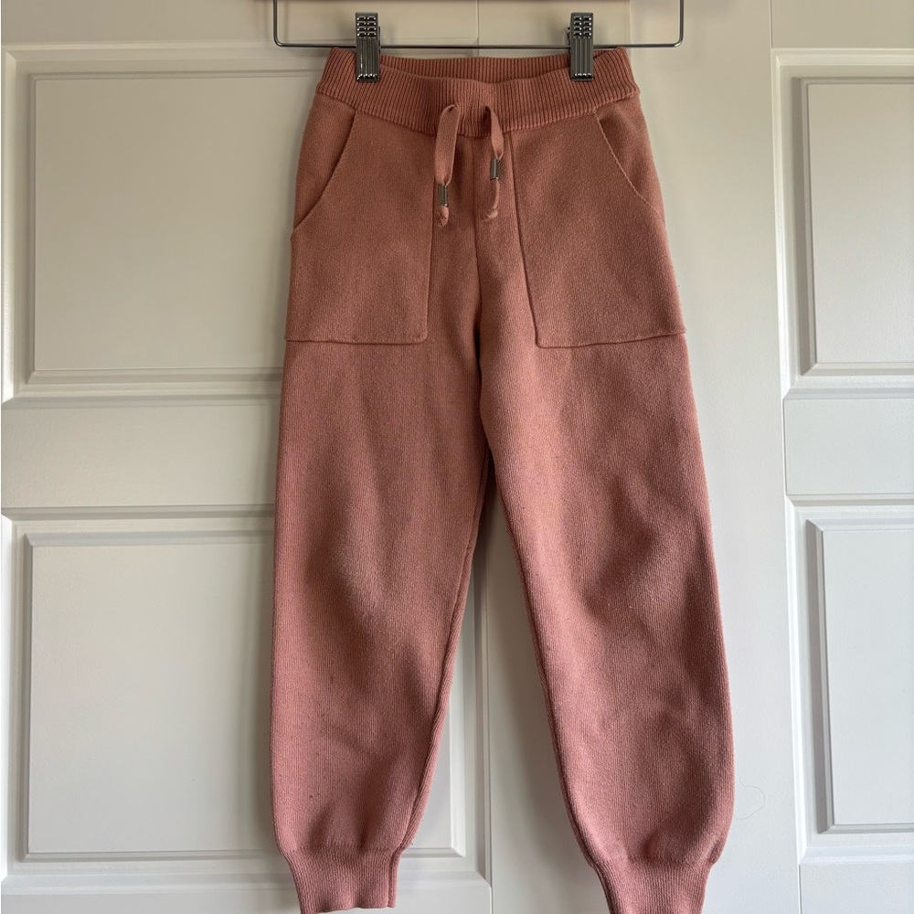 Mayoral Pink Sweatpants with Elastic Cuffs